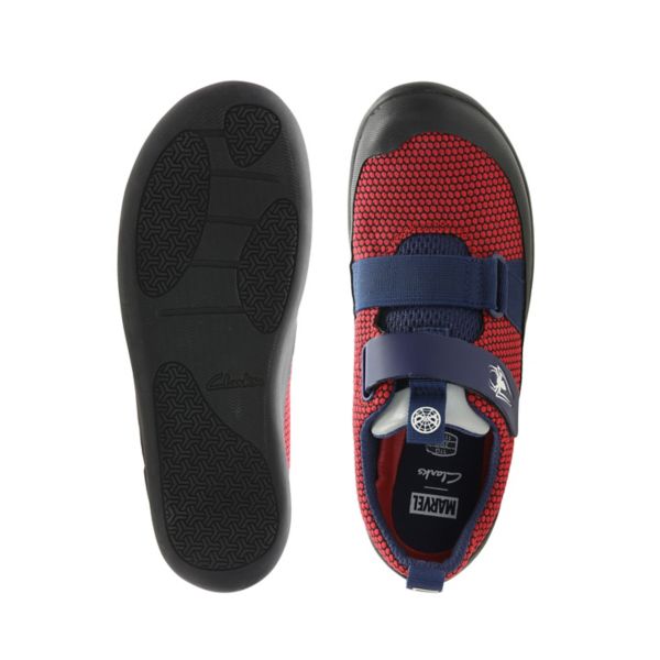 Clarks Boys Play Web Kid Casual Shoes Red | CA-5836190